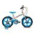 Bicicleta Infantil Rock Aro 16 Prata E Azul 10436 Verden - Imagem 1