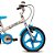 Bicicleta Infantil Rock Aro 16 Prata E Azul 10436 Verden - Imagem 4