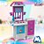 Cozinha Completa Pink Com Agua 8074 Magic Toys - Imagem 2