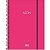 Caderno Espiral Capa Plástica Universitário 1 Matéria Neon Pink 80 Folhas Tilibra - Imagem 1
