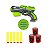 Lançador De Dardos Com Alvo E Munição Air Gun Zoop Toys - Imagem 2
