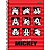 Caderno Espiral Universitário Mickey Vintage 80 Folhas Foroni - Imagem 1