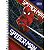 Caderno Espiral Universitário Spider Man 80 Folhas Tilibra - Imagem 1