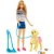Boneca Barbie Família Passeio Com Cachorrinho DWJ68 Mattel - Imagem 1