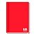 Caderno Brochura Capa Dura Lift Vermelho 80 Folhas Credeal - Imagem 1
