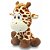 Pelucia Zoo Girafa 35cm BZ2219G-G Unik - Imagem 2