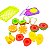 Kit Frutas Com Velcro 9 Peças Jing Yao Toys - Imagem 1