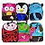 Mochila Infantil De Costas Pequena Bichinhos Winth - Imagem 1