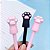 Caneta Gel Preta Divertida Pata De Gatinho 0.5mm Unidade - Imagem 1