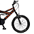 Bicicleta GPS Preto Fosco Dupla Suspensão 21 Marchas Aro 20 310-72D Colli - Imagem 2