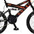Bicicleta GPS Preto Fosco Dupla Suspensão 21 Marchas Aro 20 310-72D Colli - Imagem 4