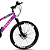 Bicicleta Mônaco Rosa Neon Aro 26 230-19D Colli - Imagem 2
