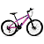 Bicicleta Mônaco Rosa Neon Aro 26 230-19D Colli - Imagem 1