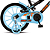 Bicicleta Spinossauro Aventuras Preto E Azul Aro 16 202-04D Colli - Imagem 4