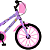 Bicicleta Aurora Fest Lilás Aro 16 203-37D Colli - Imagem 2