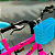 Bicicleta Aurora Fest Rosa Neon Aro 16 203-19D Colli - Imagem 3