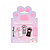 Borracha Ponteira Purrfect Cats Com 3 Unidades Tilibra - Imagem 1