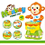 Macaco Baterista CP206245 Fun Game - Imagem 1