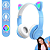 Fone De Ouvido Headphone Sem Fio Gatinho FON-9026 Basike - Imagem 3