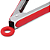 Pegador Multiuso De Silicone Cabo Inox 27cm Yazi - Imagem 3