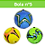 Bola De futebol de PVC N° 5 Cores - Imagem 1
