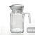 Jarra De Vidro Com Tampa De Plastico 500ml CK6373 Clink - Imagem 2