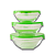 Conjunto De Pote De Vidro Com Tampa De Plastico Com 3 Peças CK6154 Clink - Imagem 4