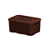 Caixa Organizadora Rattan Marrom Café N°1 2044 Plasnew - Imagem 1