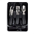 Conjunto De Talher Inox Vermelho 25 Peças SL0194 Original - Imagem 2
