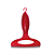 Rodo De Pia De Plastico Vermelho 13cm 2977 Plasutil - Imagem 1