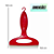 Rodo De Pia De Plastico Vermelho 13cm 2977 Plasutil - Imagem 2