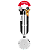 Carretilha Cortador De Massa Cook Inox 19cm SL0549 Original - Imagem 1