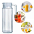 Jarra De Vidro Com Tampa De Plastico 1 Litro CK6372 Clink - Imagem 1