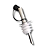 Azeiteiro De Vidro Com Bico Dosador Inox 500ml CK6476 Clink - Imagem 3