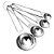 Conjunto De Colher Medidora Inox Com 4 Peças CONF450 Top Util - Imagem 3