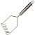 Amassador De Batatas Inox 25cm 9827 FWB - Imagem 2
