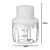 Processador De Alimentos Elétrico + Cabo USB 250ml UP6273 Bons Cheff - Imagem 3