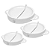 Conjunto Forma Para Pastel E Fogazza Com 3 Peças FP03 Keita - Imagem 4