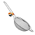 Peneira Inox 14cm SL0293 Original - Imagem 1
