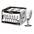 Conjunto De Taça Diamante 340ml Com 6 Peças SL0826 Original - Imagem 1