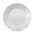 Prato Raso Opaline Petala 25,5cm Nadir - Imagem 1