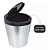 Lixeira Label Inox Com Click 10 Litros Arqplast - Imagem 3
