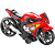 Moto Super 1600 Com Fricção 195 Bs Toys - Imagem 4