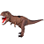 Dinossauro Dinopark Hunters T- Rex Com Som 681 Bee Toys - Imagem 2