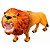 Leão Real  Animals 507 Bee Toys - Imagem 3