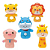 Dedoches Animais Da Floresta 298 Bee Toys - Imagem 2