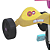 Triciclo New Speed Amarelo E Rosa 4236 Homeplay - Imagem 3