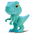Boneco Little Dino Velociraptor 772 Bambola - Imagem 2