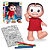 Boneca Turma Da Mônica Com Atividades 1121 Samba Toys - Imagem 4