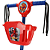 Patinete Homem Aranha Com Som Led E Cestinha D10018 BBR - Imagem 4